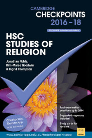 Cover of Cambridge Checkpoints HSC Studies of Religion 2016-18