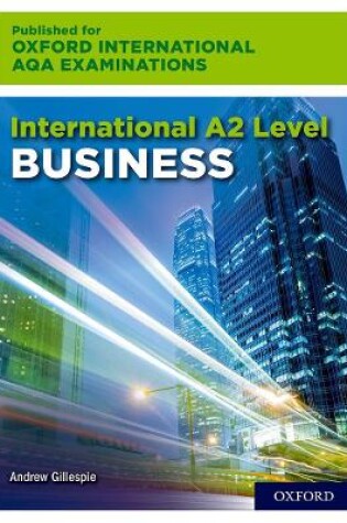 Cover of OxfordAQA International A2 Business (9625)