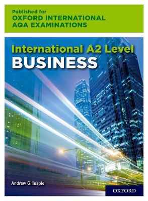 Book cover for OxfordAQA International A2 Business (9625)