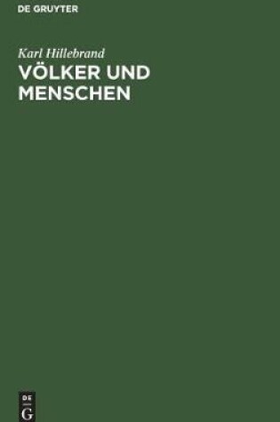 Cover of Voelker Und Menschen