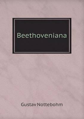 Book cover for Beethoveniana