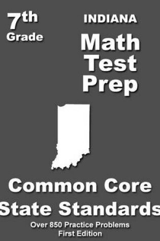 Cover of Indiana 7th Grade Math Test Prep