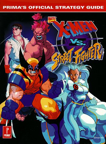 Book cover for X-Men Versus Street Fighter Strategy Guide