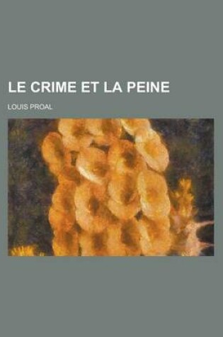 Cover of Le Crime Et La Peine