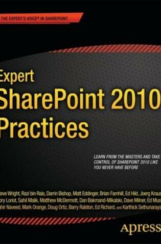 Cover of Expert SharePoint 2010 Practices
