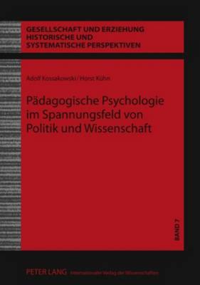 Book cover for Paedagogische Psychologie Im Spannungsfeld Von Politik Und Wissenschaft