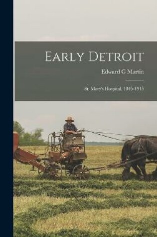 Cover of Early Detroit