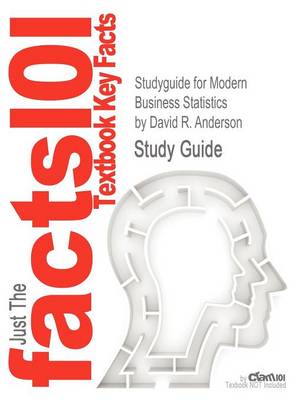 Book cover for Studyguide for Modern Business Statistics by Anderson, David R., ISBN 9780538479752