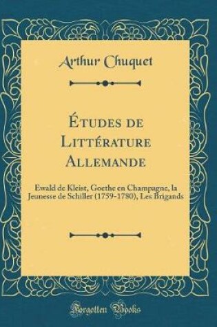 Cover of Études de Littérature Allemande