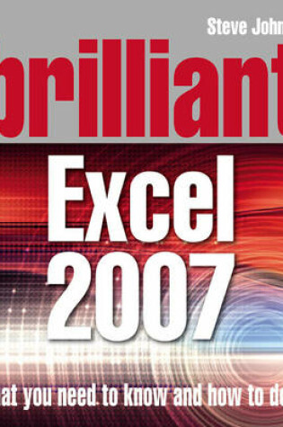 Cover of Brilliant Excel 2007