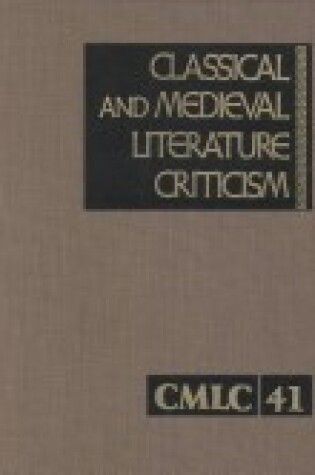 Cover of Classical and Medieval Literature Criticism