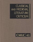 Book cover for Classical and Medieval Literature Criticism