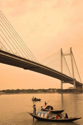 Book cover for Kolkata Suspension Bridge, for the Love of India