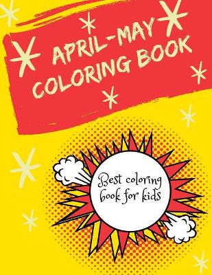 Book cover for April-May Coloring Book