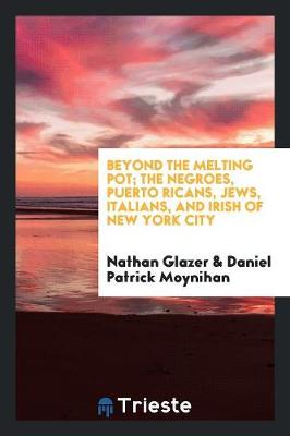 Book cover for Beyond the Melting Pot; The Negroes, Puerto Ricans, Jews, Italians, and Irish of New York City