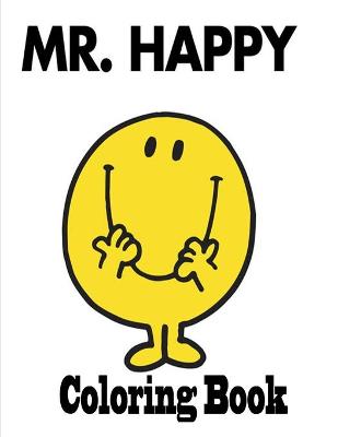Book cover for Mr.Happy Coloring Book