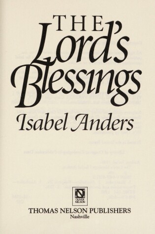 Cover of The Lord's Blessings