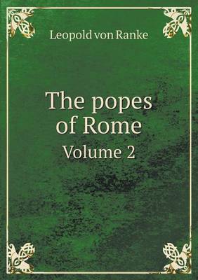 Book cover for The popes of Rome Volume 2