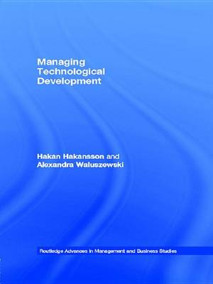 Book cover for Managing Technological Development