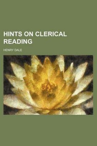 Cover of Hints on Clerical Reading