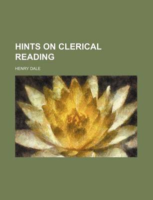 Book cover for Hints on Clerical Reading