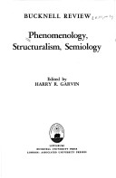 Book cover for Phenomenology, Structuralism, Semiology