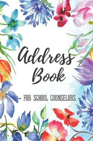 Cover of Address Book School Counselors