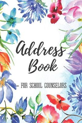 Book cover for Address Book School Counselors