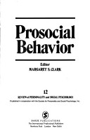 Book cover for Prosocial Behavior