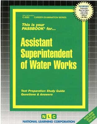 Cover of Assistant Superintendent of Water Works