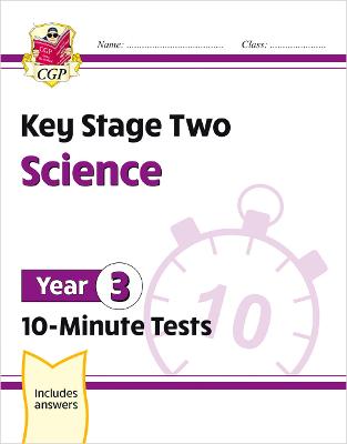 Book cover for New KS2 Year 3 Science 10-Minute Tests