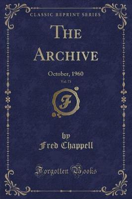 Book cover for The Archive, Vol. 73