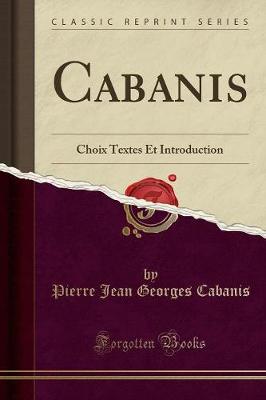 Book cover for Cabanis