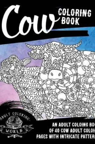 Cover of Cow Coloring Book