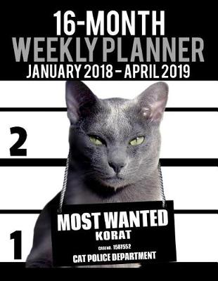 Cover of 2018-2019 Weekly Planner - Most Wanted Korat