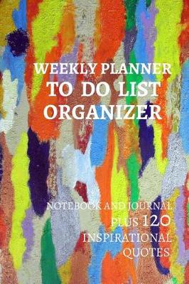 Book cover for Weekly Planner to Do List Organizer