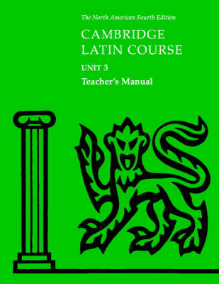 Cover of Cambridge Latin Course Unit 3 Teacher's Manual North American edition