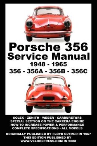 Cover of Porsche 356 Owners Workshop Manual 1948-1965