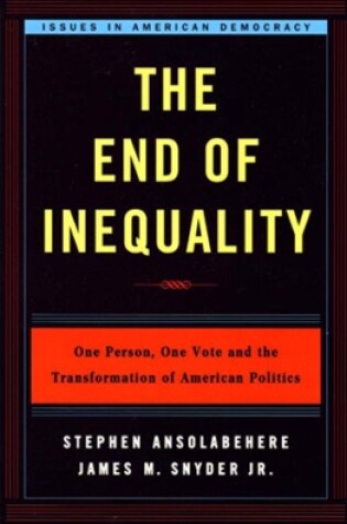 Cover of The End of Inequality