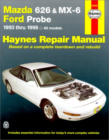 Book cover for Mazda 626 and MX-6 Ford Probe Automotive Repair Manual