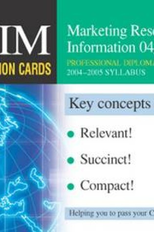 Cover of CIM Revision Cards