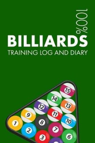 Cover of Billiards Training Log and Diary