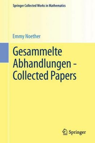 Cover of Gesammelte Abhandlungen - Collected Papers