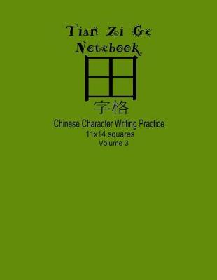 Book cover for Tian Zi Ge Notebook (Volume 3)