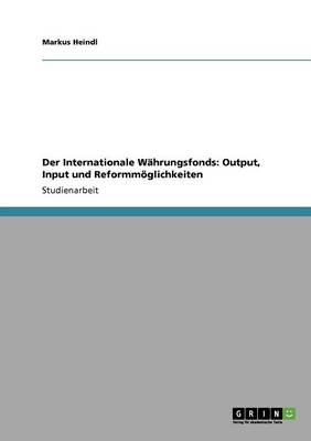 Book cover for Der Internationale Wahrungsfonds