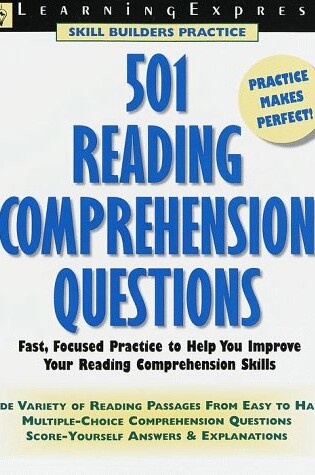 Cover of 501 Reading Comprehension Questions