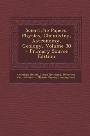 Cover of Scientific Papers