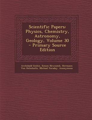 Book cover for Scientific Papers