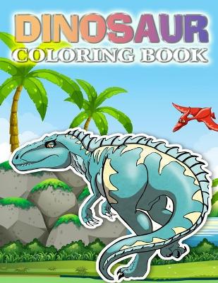 Book cover for Dinosaur Coloring Book