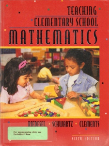 Book cover for Teaching Elementary School Mathematics